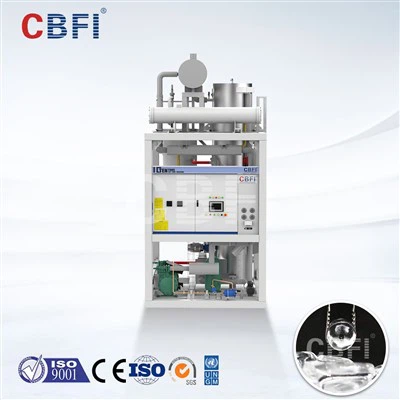 Μηχανή πάγου σωλήνων CBFI: μια αποτελεσματική λύση ψύξης προσαρμοσμένη για μονάδες ανάμειξης σκυροδέματος